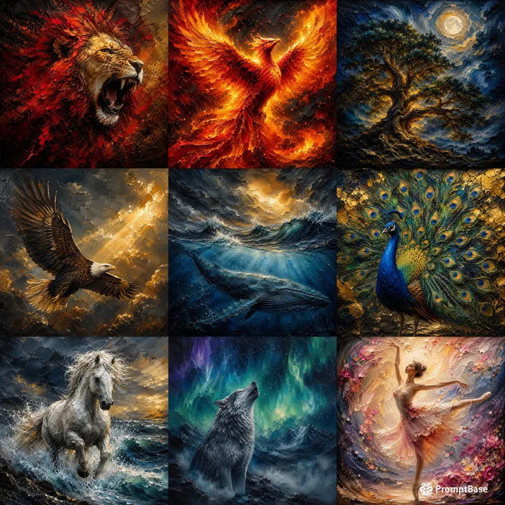 Dramatic Paint Textures