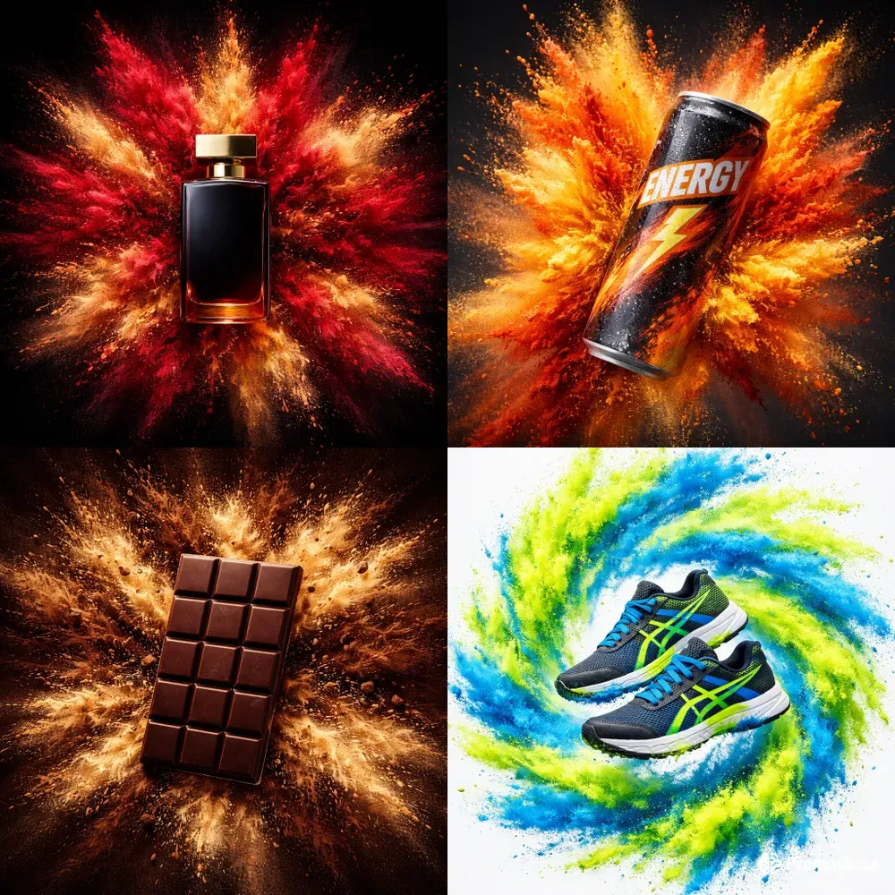 Color Explosion Powder Product Shots