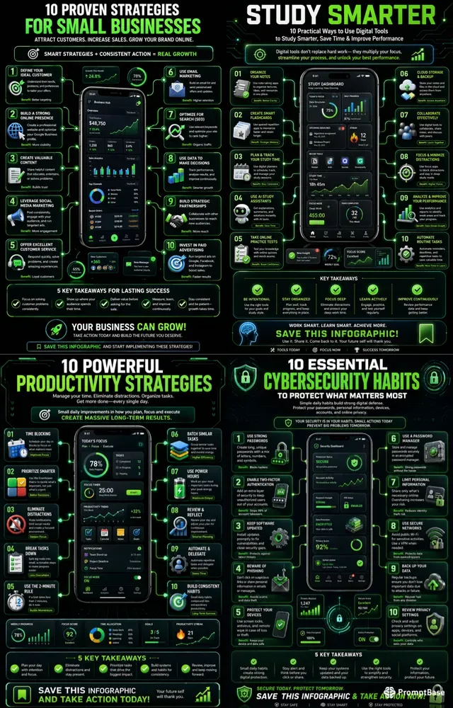 Futuristic Blueprint Infographic Creators