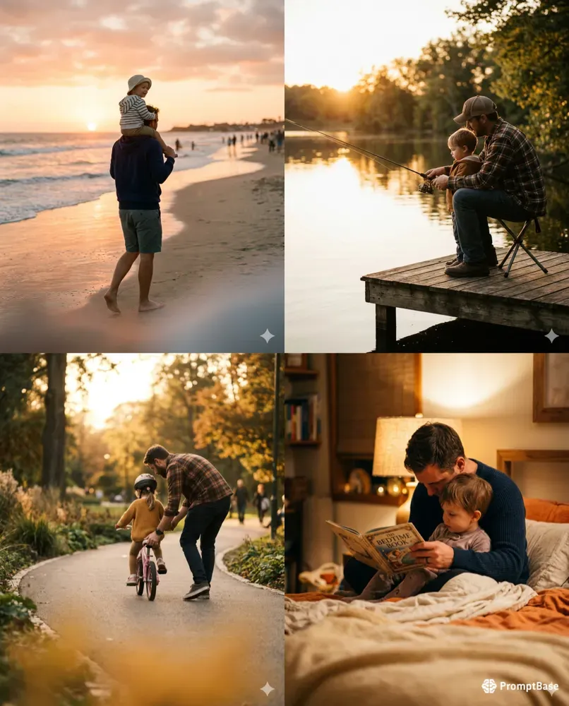 Fathers Day Portrait Gift Visuals