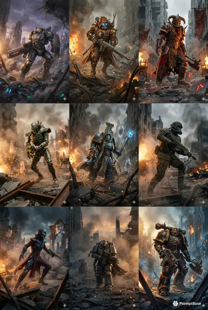 Warhammer 40k Illustrations