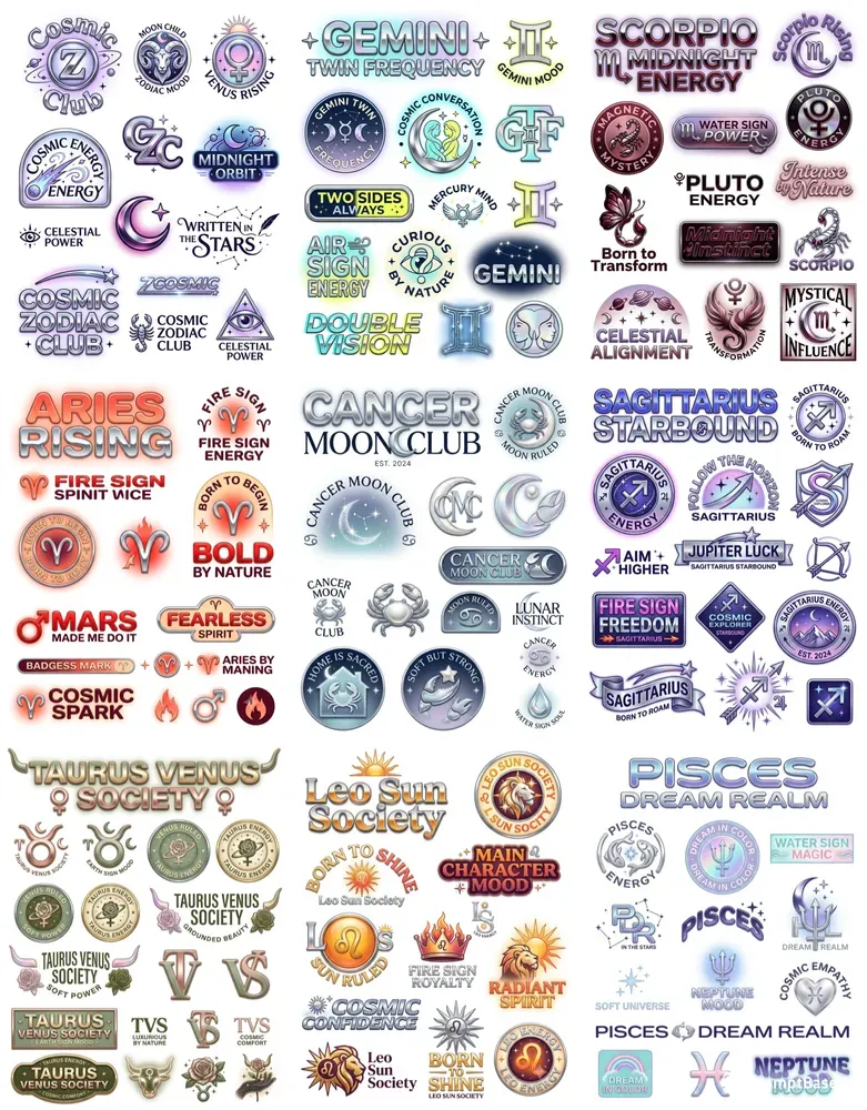 Zodiac Logo Designs