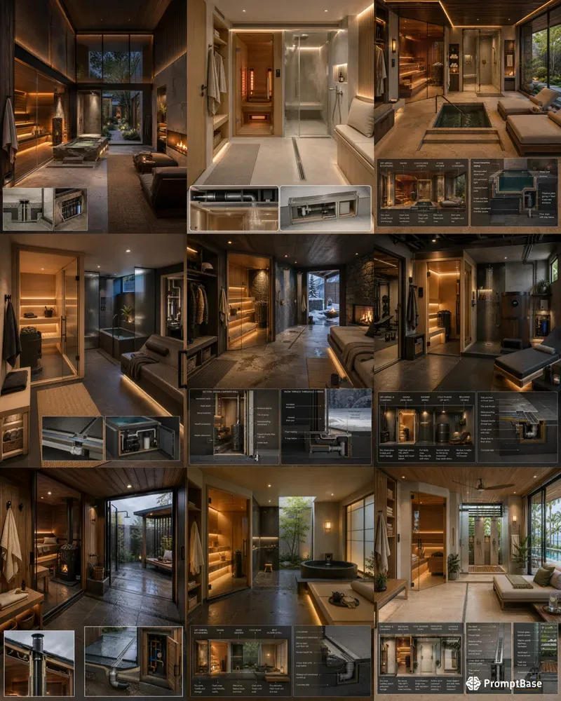 Home Sauna Contrast Wellness Suites