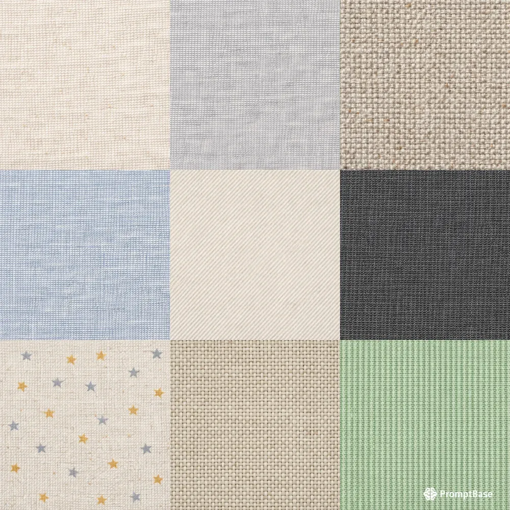 Realistic Seamless Cotton Fabric Textures