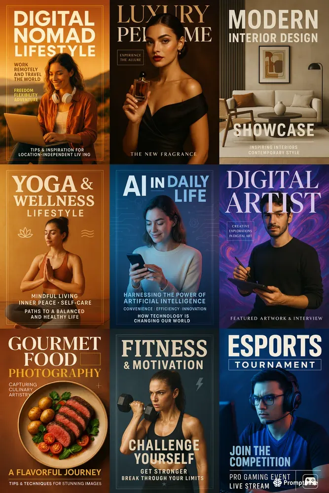 Dynamic Magazine Posters