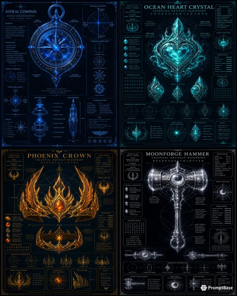 Celestial Artifact Blueprints