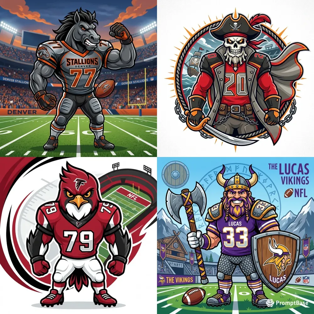 Nfl Mascot Vector Fanmades