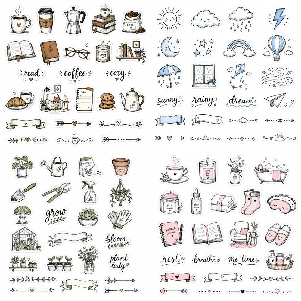 Bullet Journal Doodle Stickers