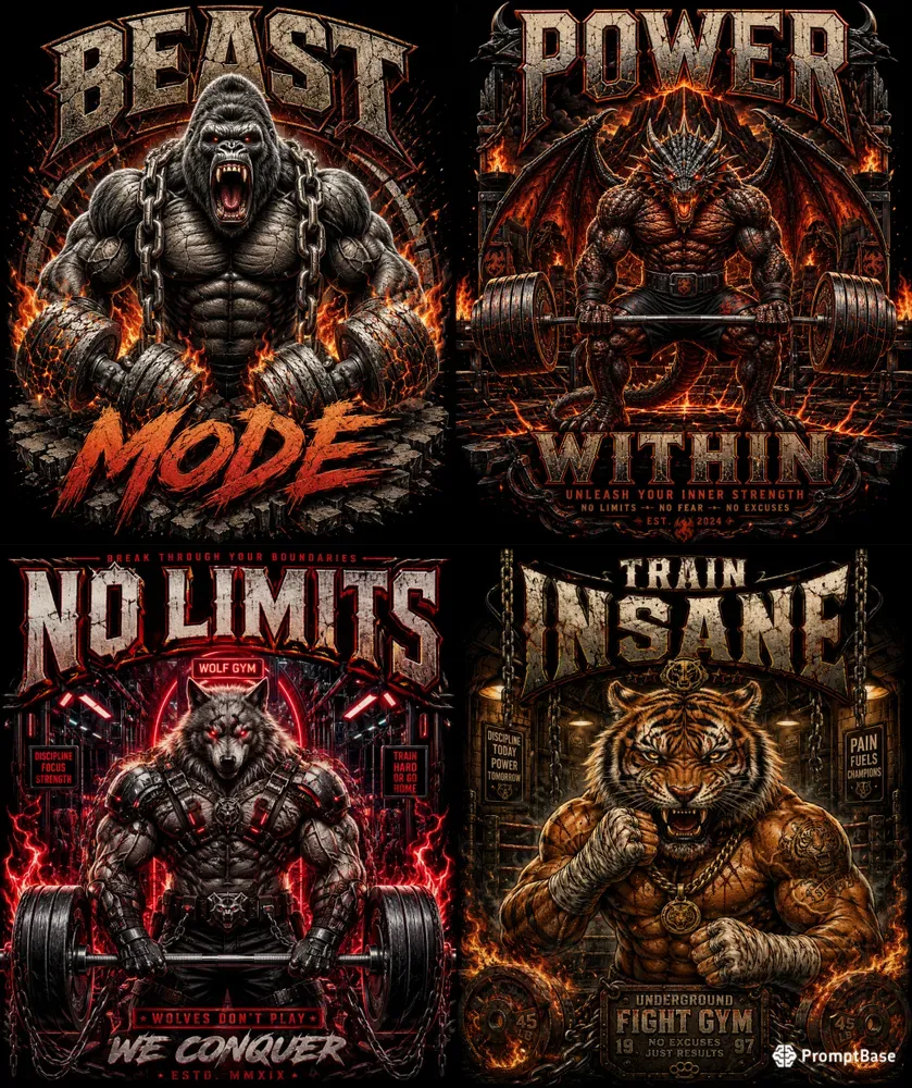 Gym Strong Beast Editions