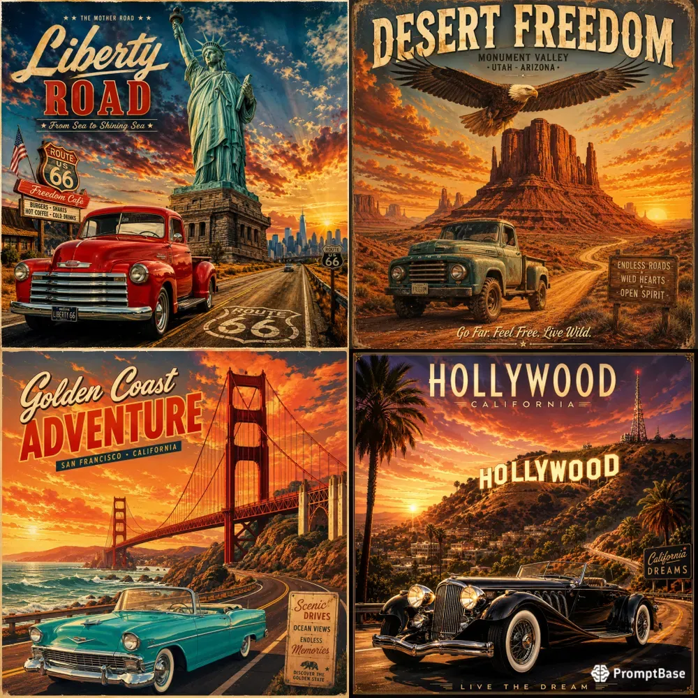 American Legends Vintage Roadsides