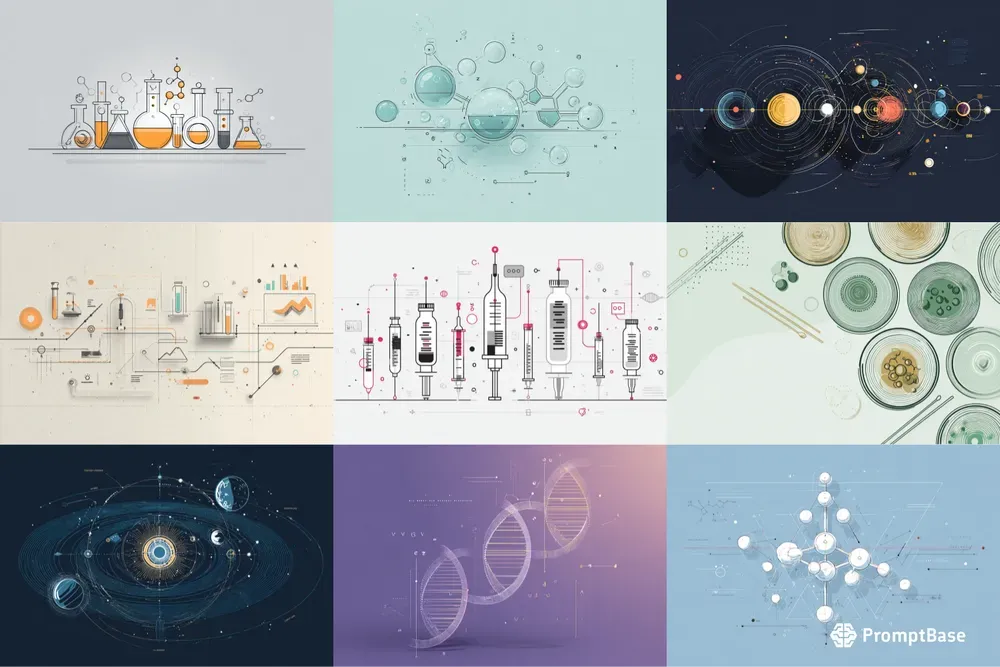 Modern Science Infographics