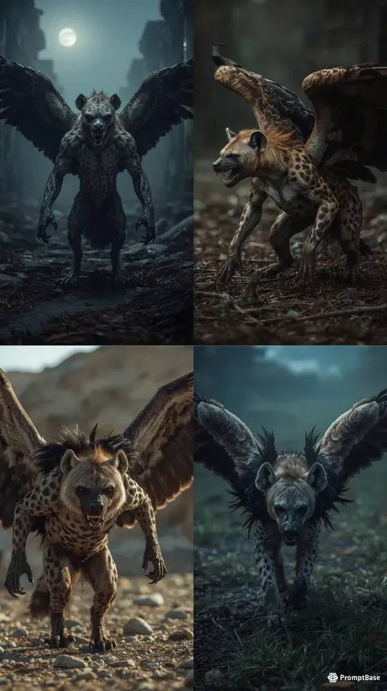 Hyena Eagle Creature Generator