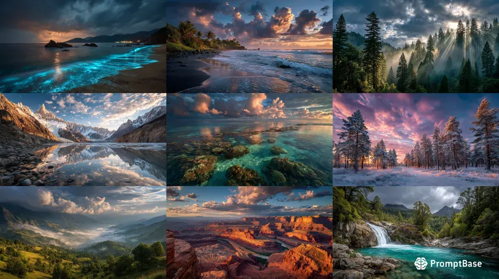 Breathtaking Nature Photo Templates