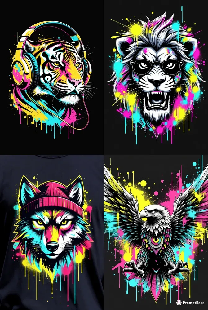 Street Beast Animal Tshirt Generator