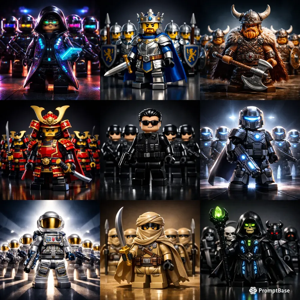 Cinematic Lego Leader Squads