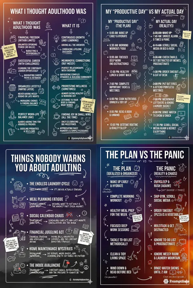 Doodle Infographic Posters