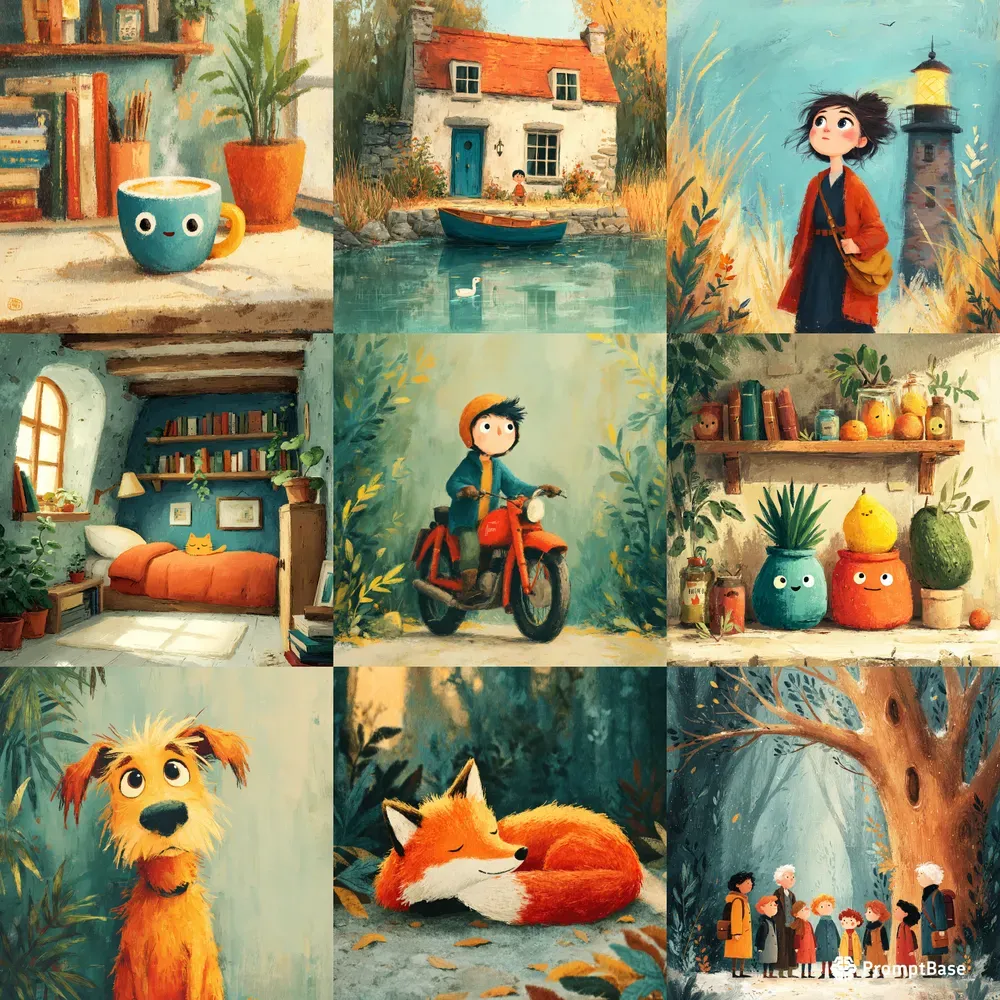 Painted Storybook Whimsy Cozy Art