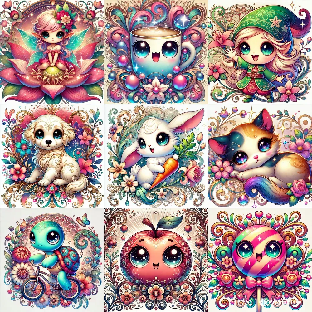 Adorable Art Nouveau Whimsies