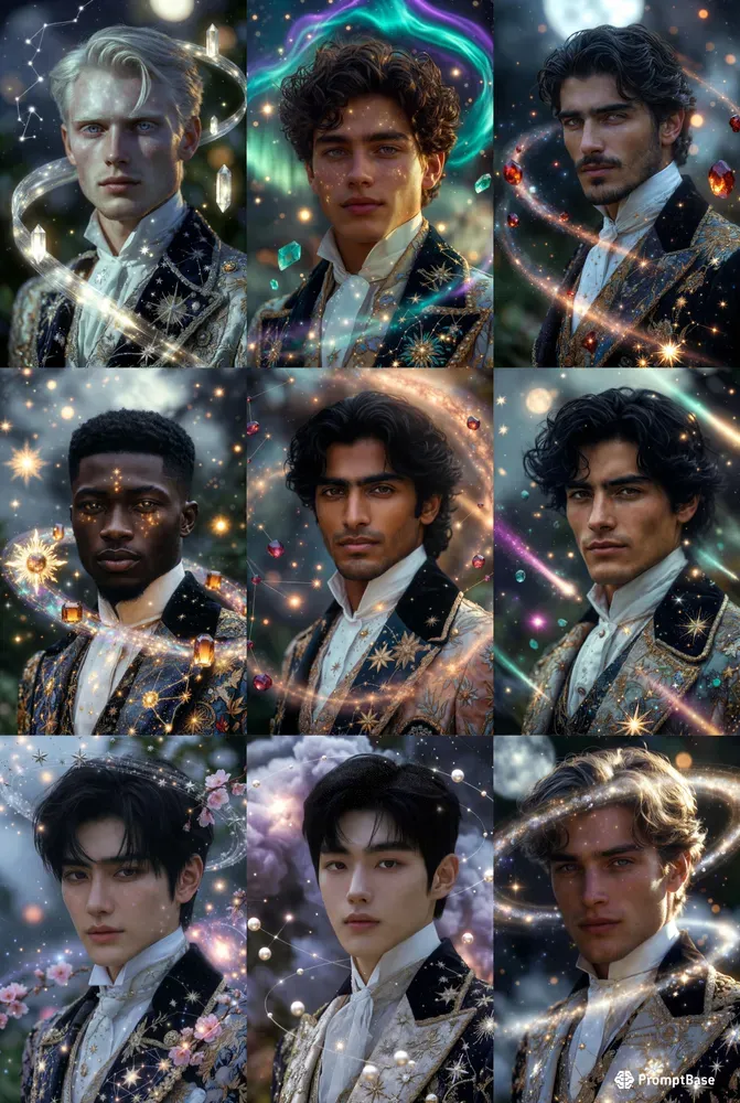 Celestial Victorian Starlight Gentlemen