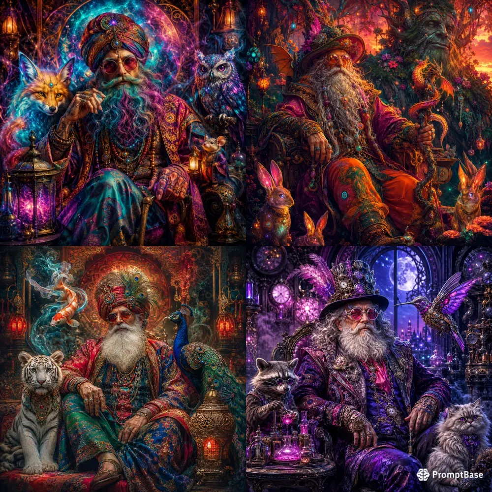 Psychedelic Elder Mystic Companions
