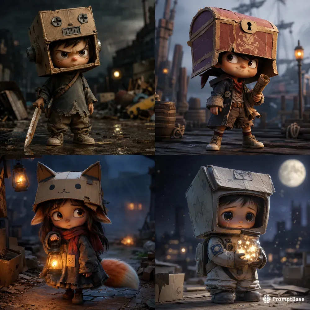 Moody Chibi Box Kids