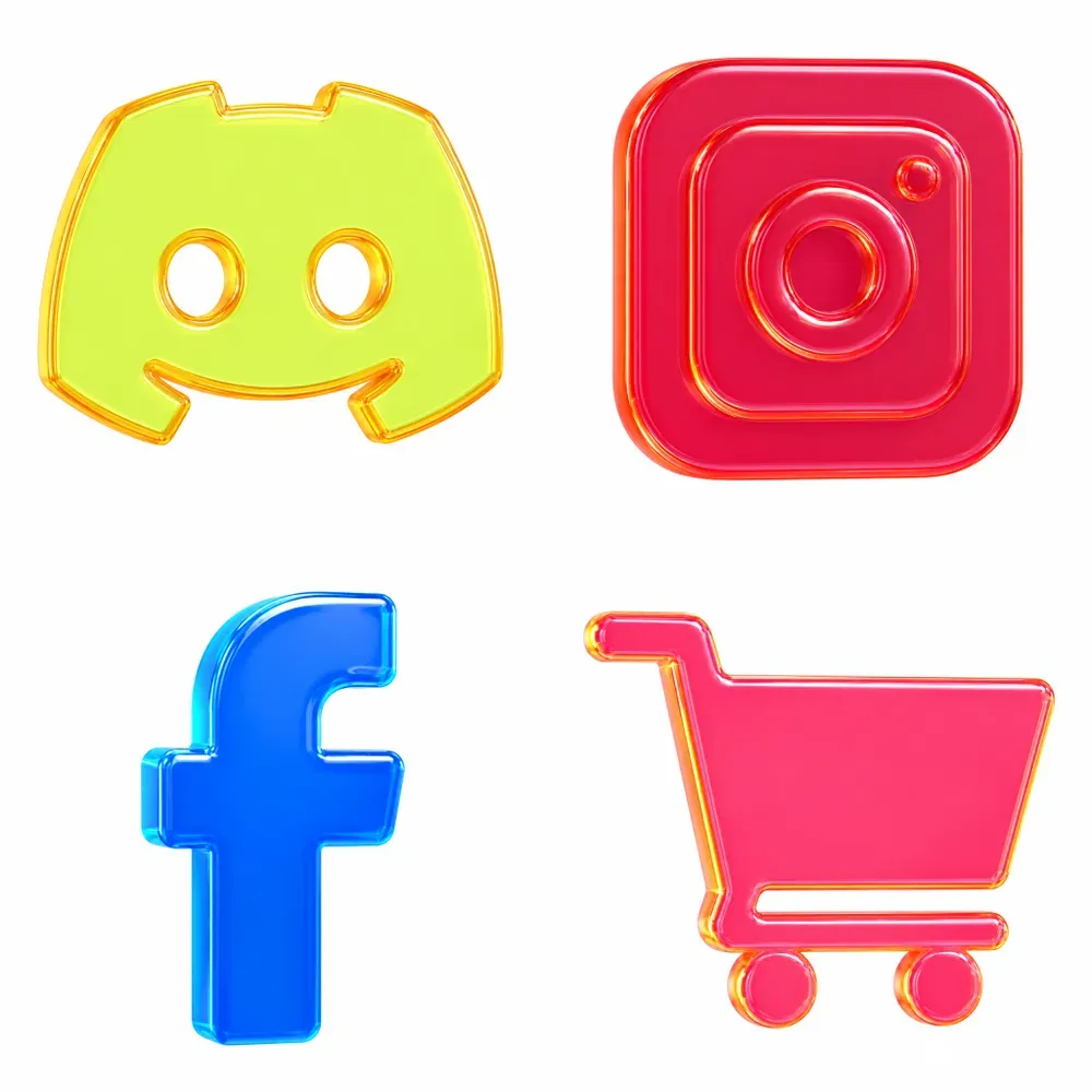 Ultimate Acrylic Glass Icon Generator