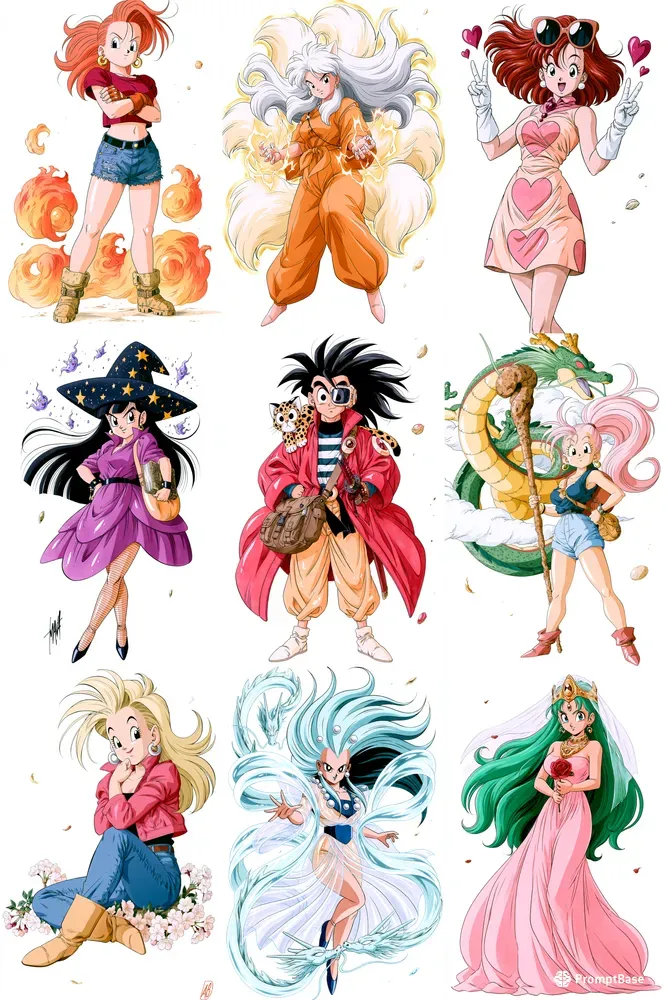 Premium Anime Character Style
