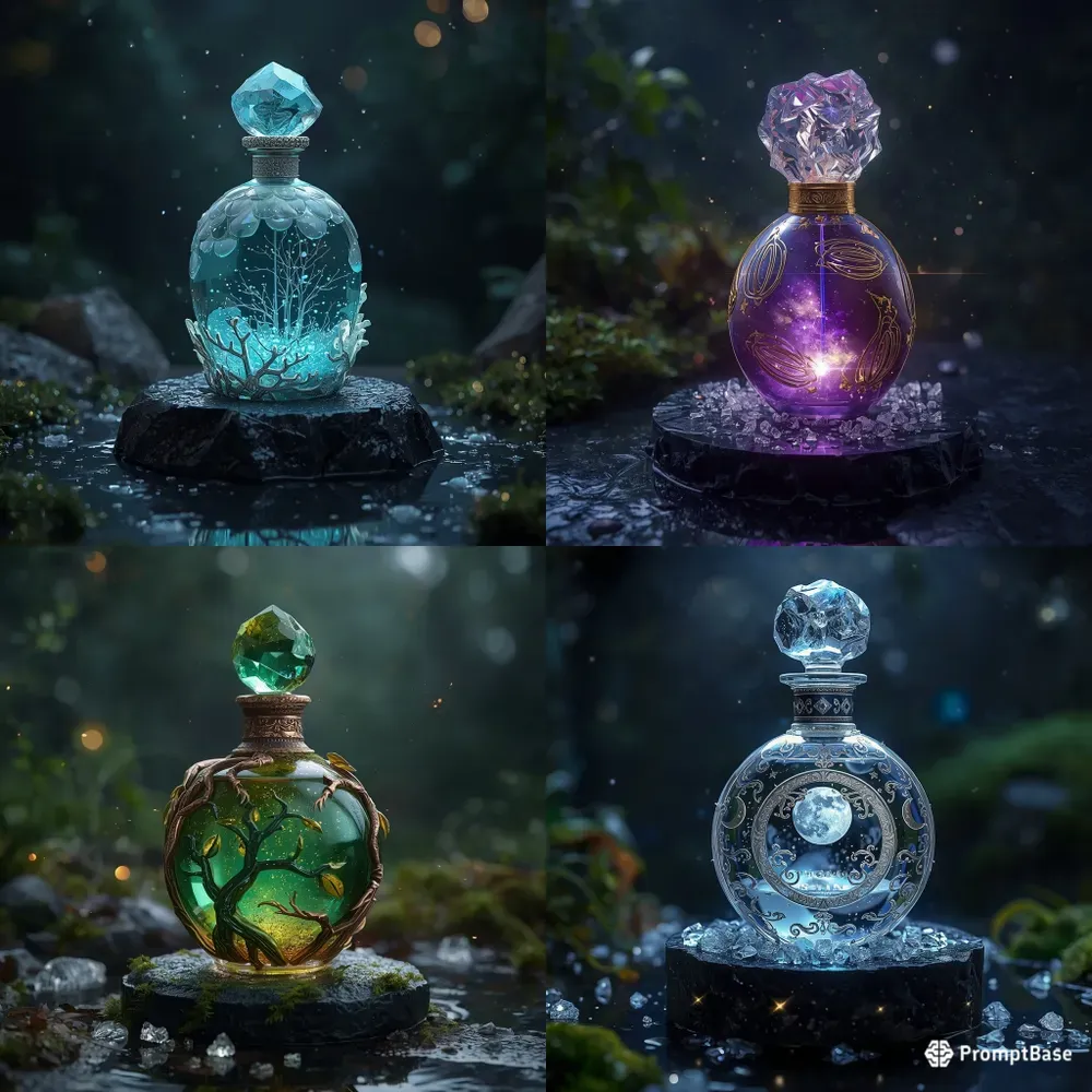 3D Lucid Luxury Bottles