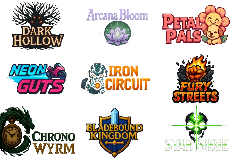 16bit Customizable Logos