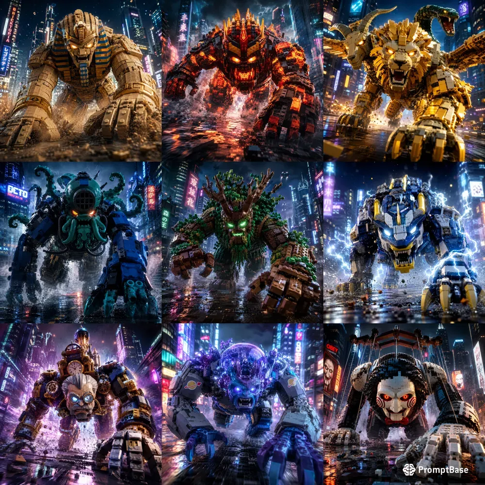 Epic Lego Monster Hero Transformations