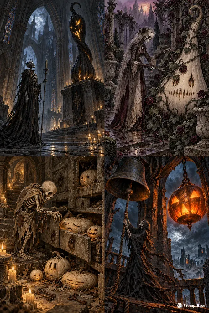 Gothic Skeleton Halloween Stories
