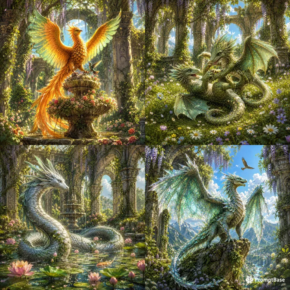 Verdant Ruin Dragons