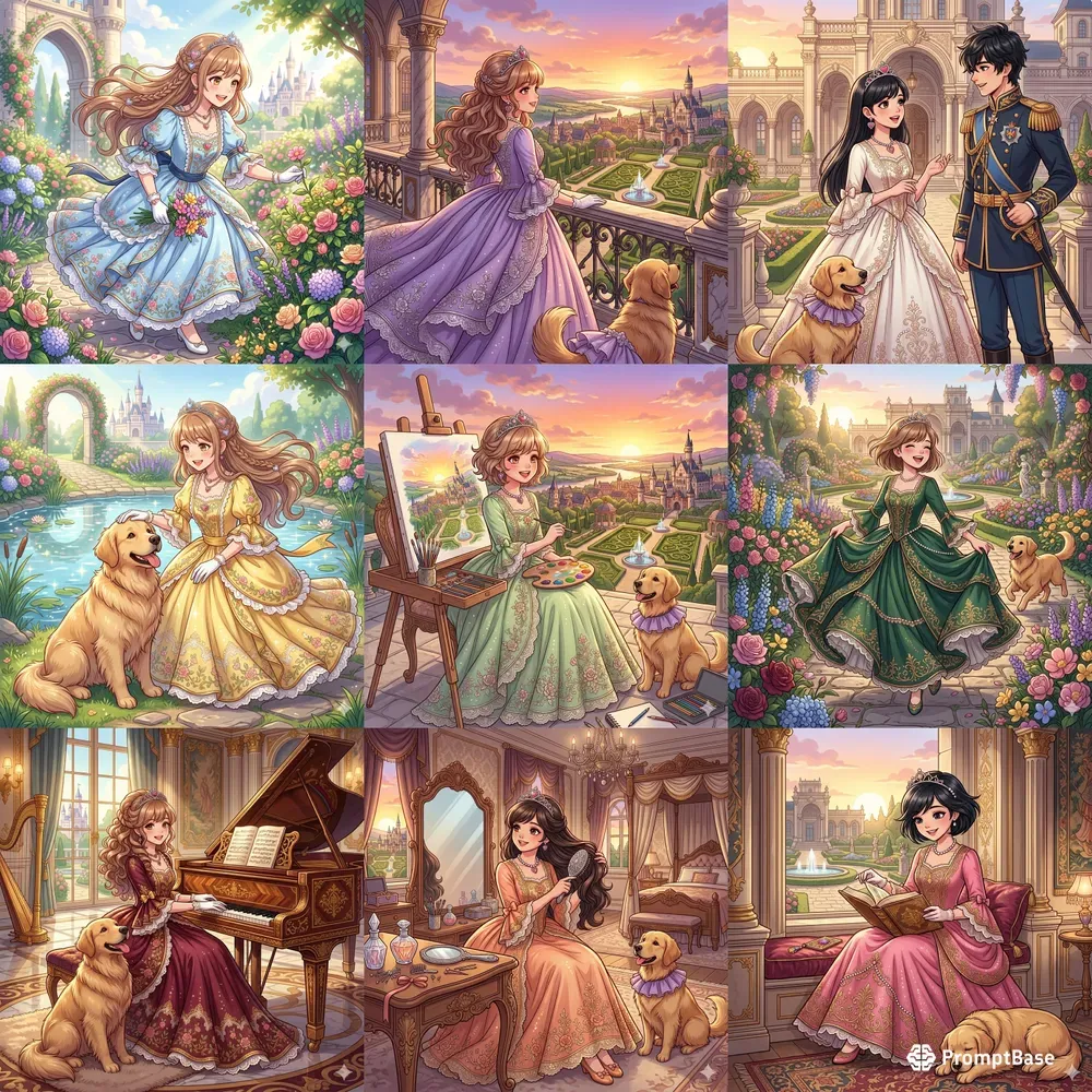 Anime Princess Fairytale Collections