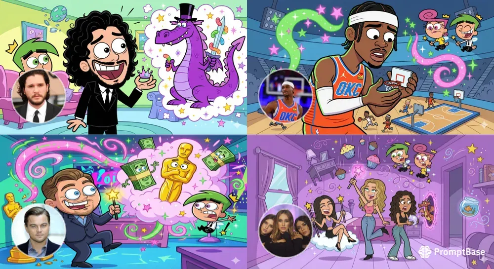 Fairly Oddparents Poster Style