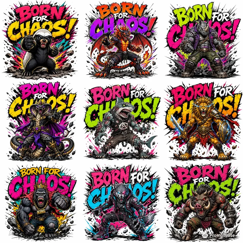 Comic Beast Tshirts