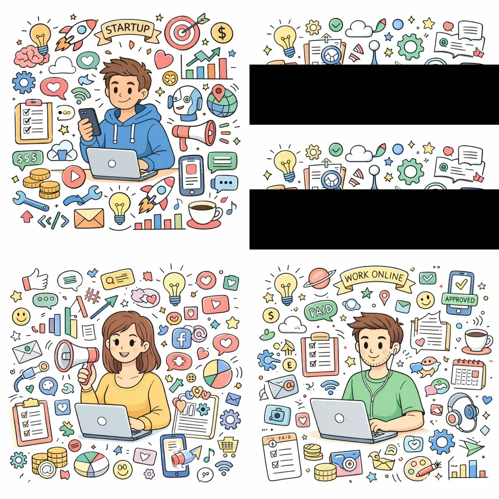 Startup Doodles