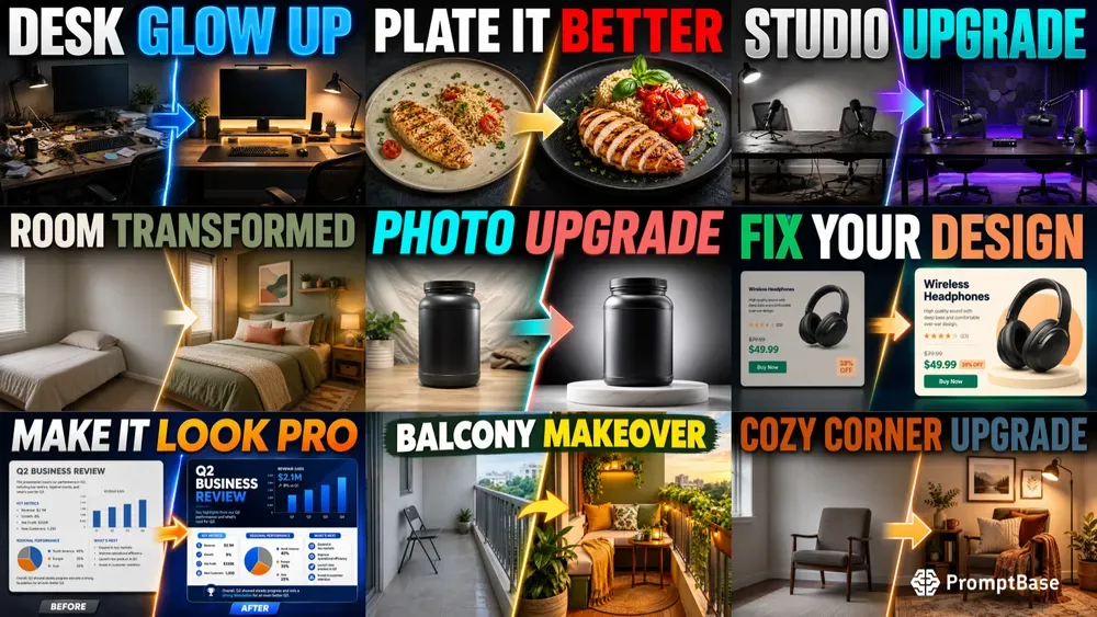 Before After YouTube Thumbnails