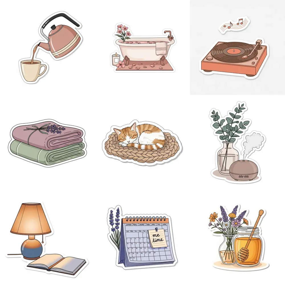 Cozy Home Rituals Stickers