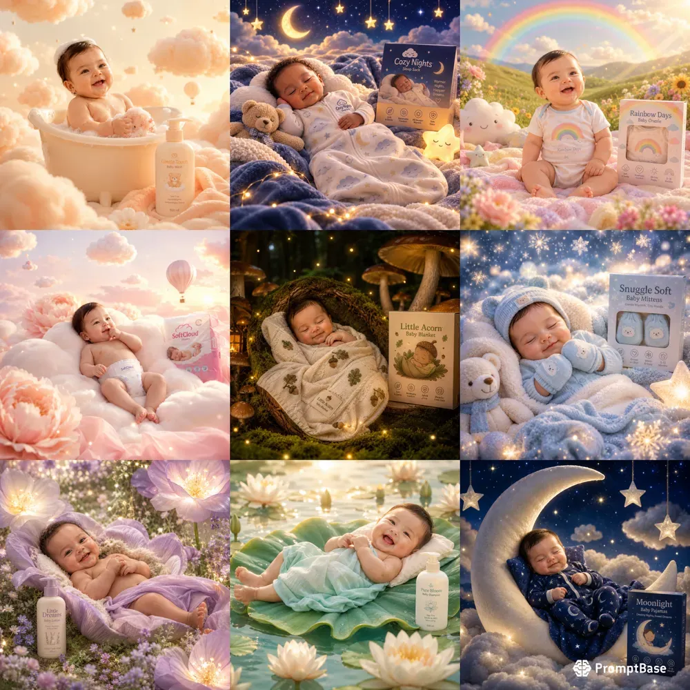 Dreamlike Baby Product Ad Makers