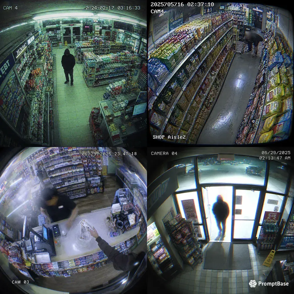 Cctv Convenience Store Night Feeds