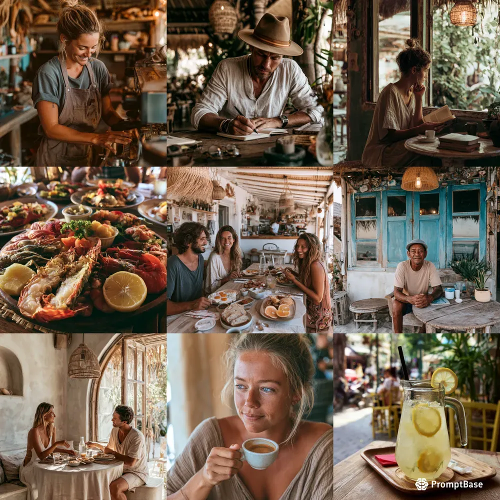 Island Cafe Realism Photography