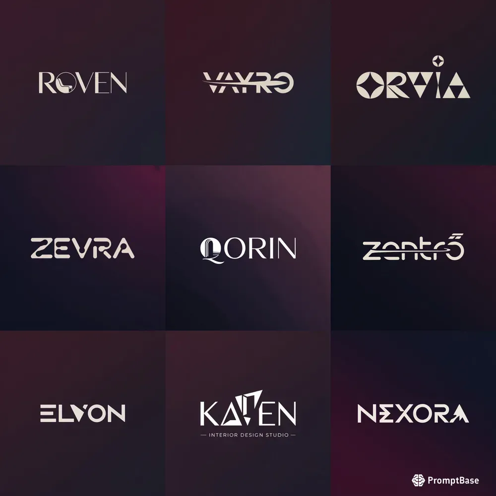 Luxury Flat Logo Designs