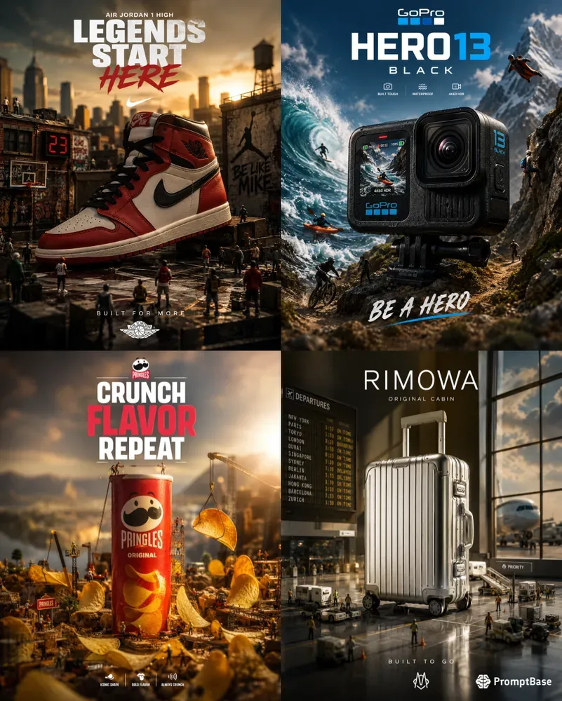 Premium Miniature Product Ad Generator