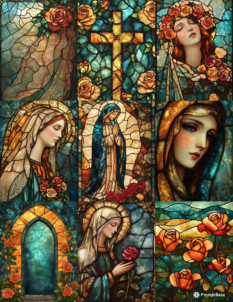 The Virgin Mary And The Mystic Rose Pages