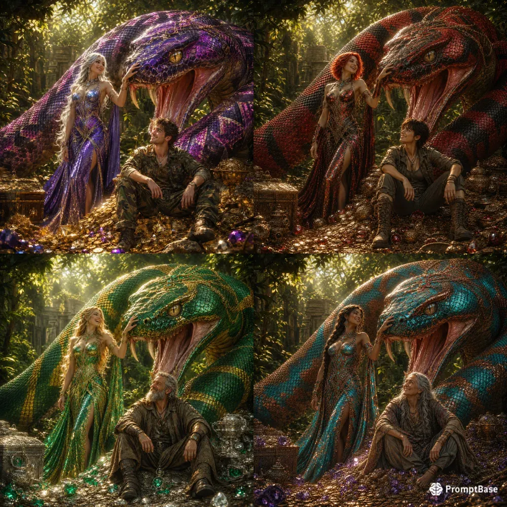 Jeweled Serpent Companions