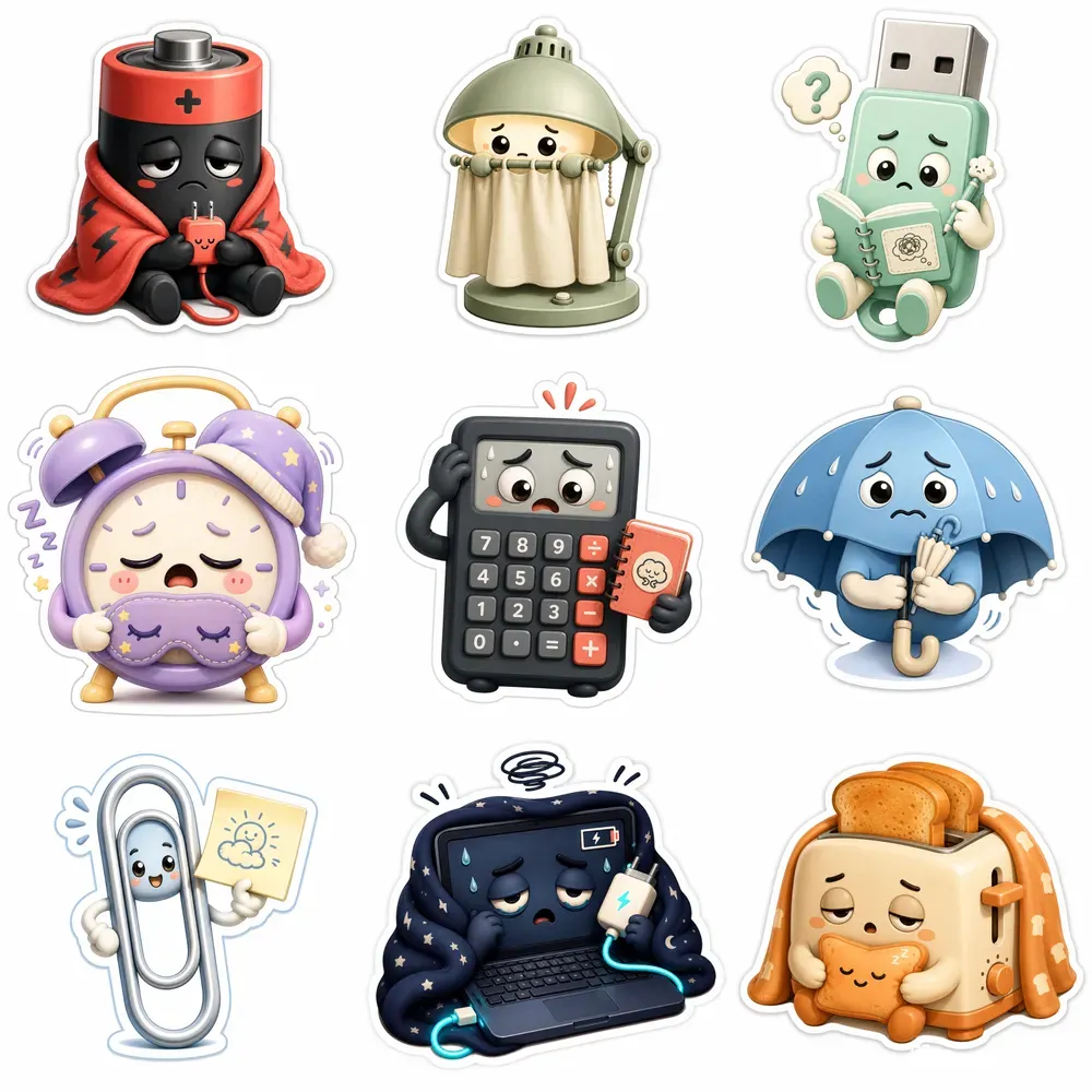 Emotional Object Sticker Generator