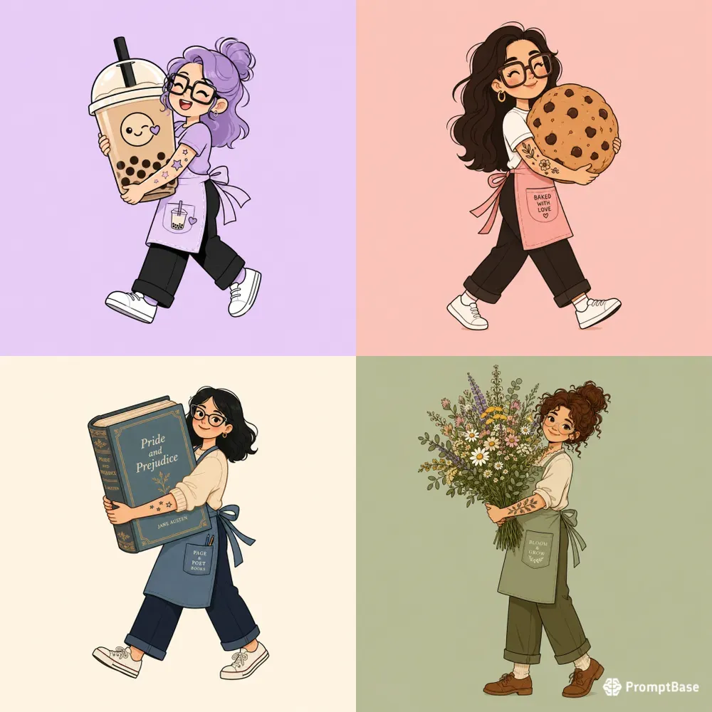 Modern Small Business Mascot Series