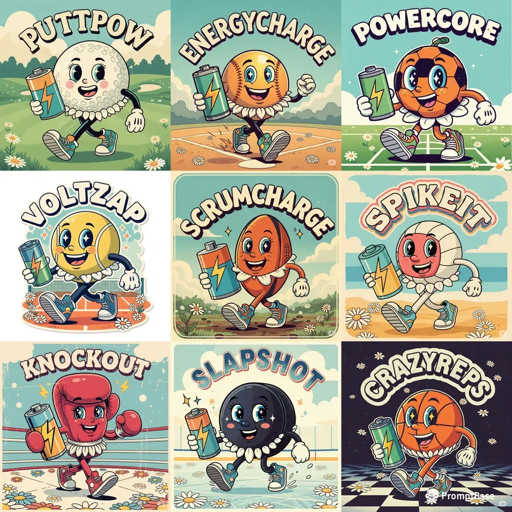 Vintage Ball Battery Tee Designs