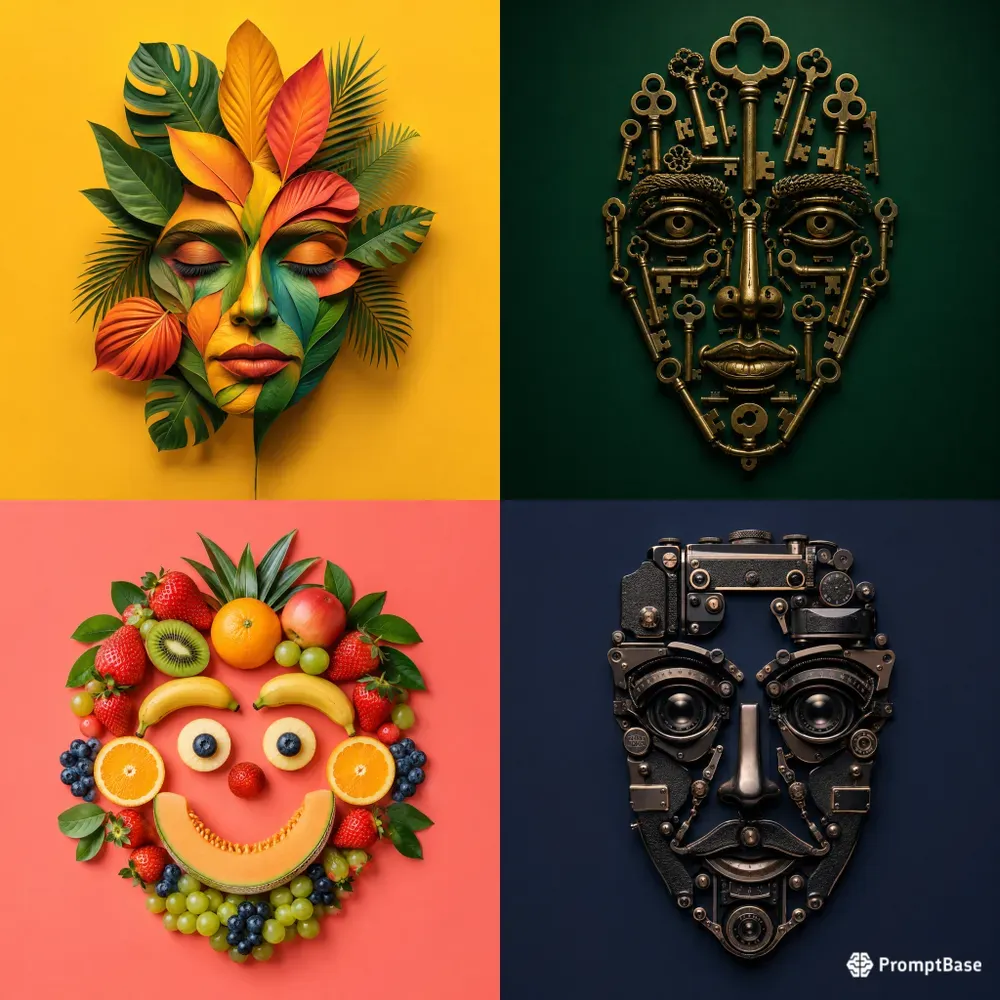 Bold Face Illusion Poster Designs