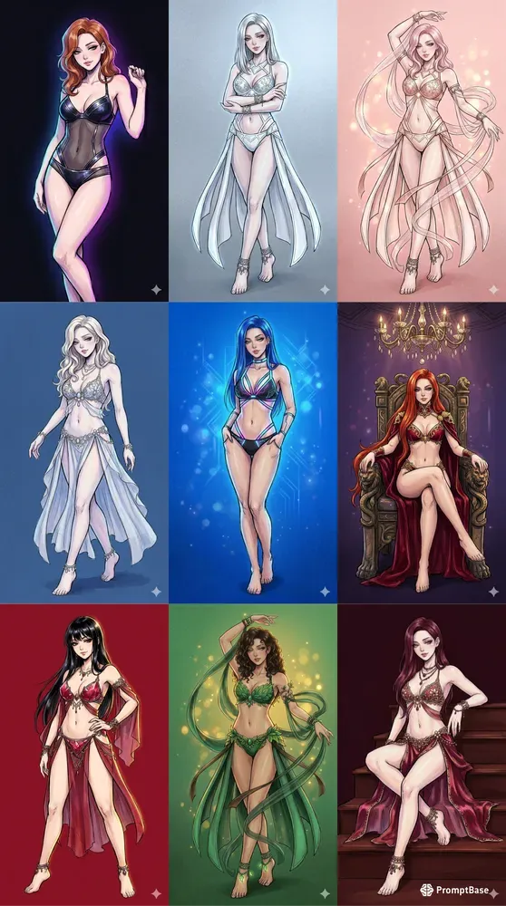 Anime Fantasy Bikinis